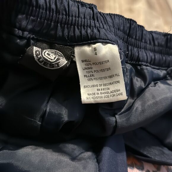 ARCTIC QUEST navy blue Snow Pants- size S-4 - Picture 6 of 8